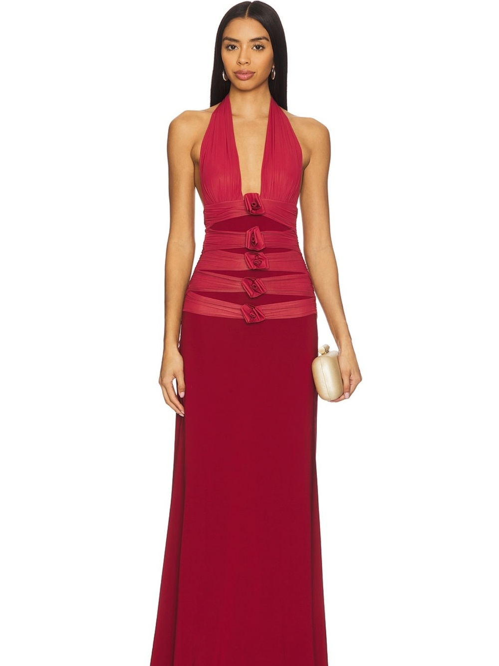 VILLADIEGO DRESS in Carmesi